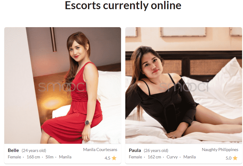 Smoochi Escorts profiles