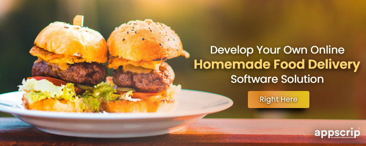 Online homemade food delivery