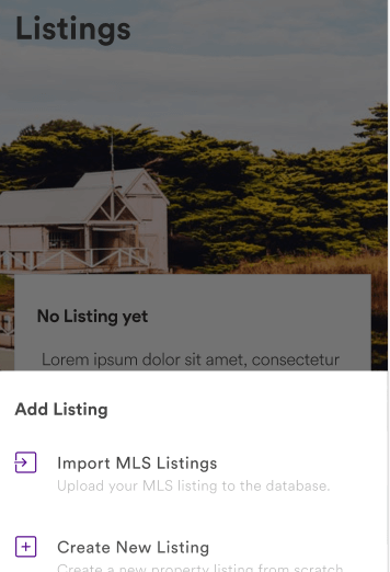 Add MLS listings to the real estate app