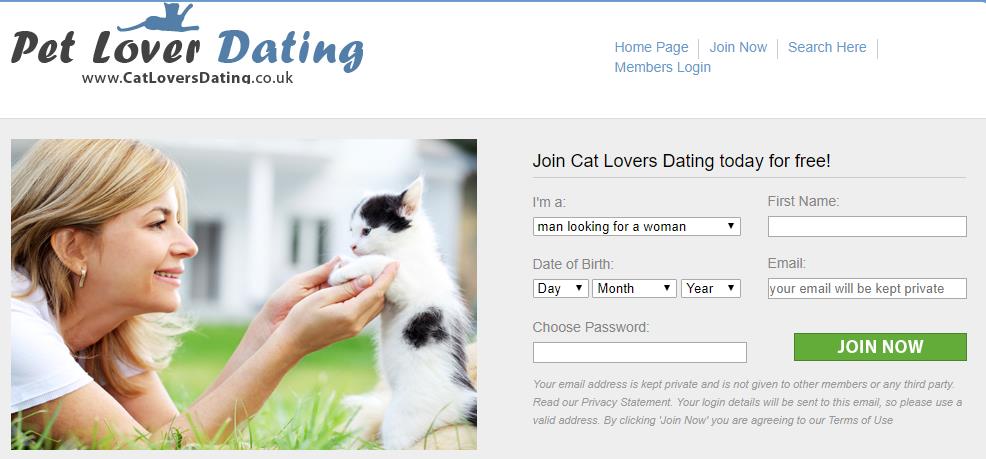 Cat Lovers Dating