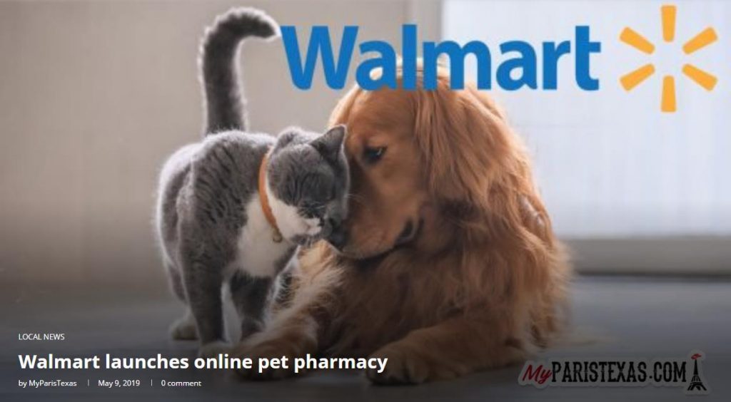 Walmart pet medicines
