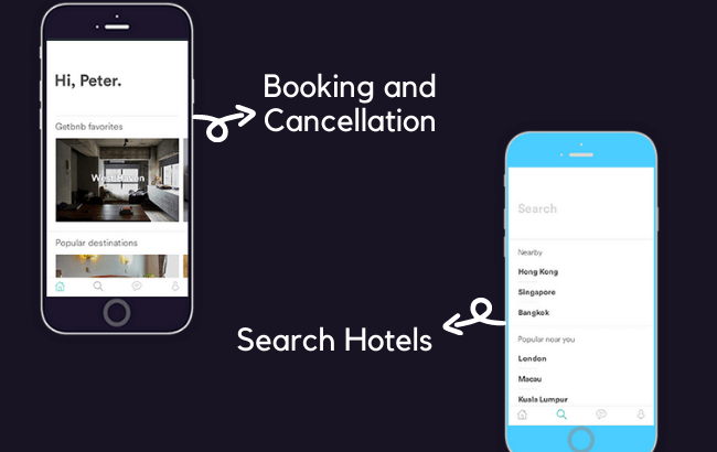 hotel booking app features