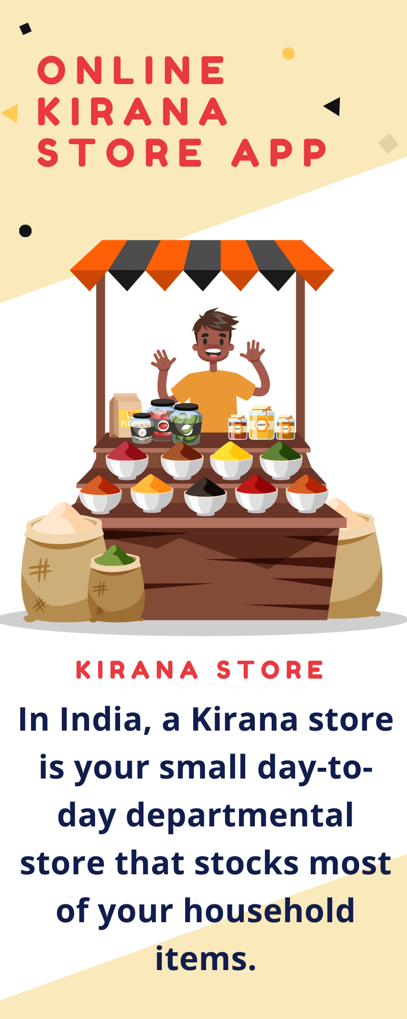 online kirana store app