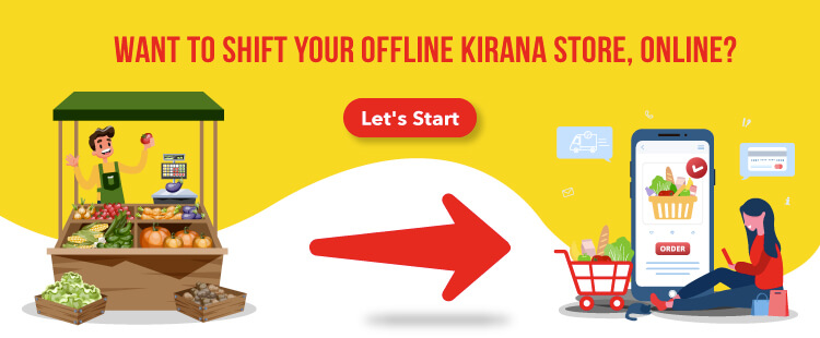 online kirana store app