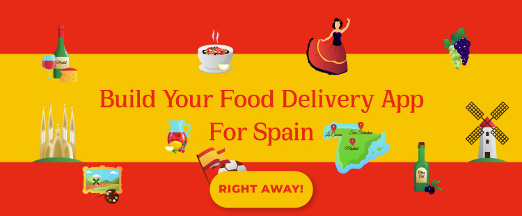 Food Delivery app development in spain