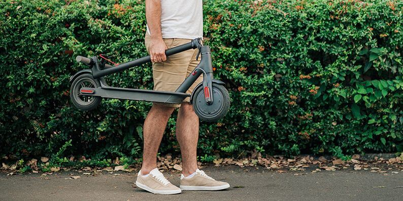 easily carry an electric scooter escooter