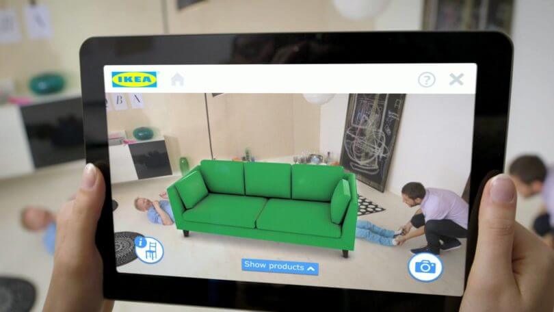 IKEA uses Augmented reality in Ecommerce