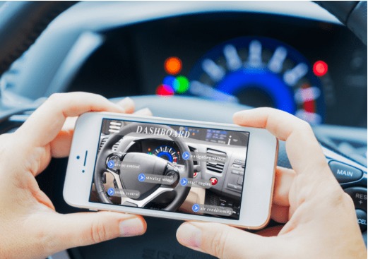 Augmented reality apps for the automotive industry
