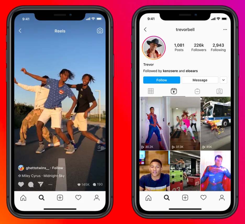 Best alternatives to Tiktok- Instagram Reels