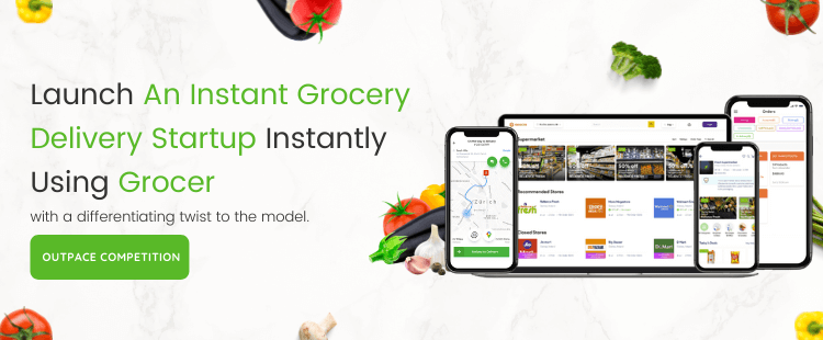 Instant grocery delivery software - Grocer