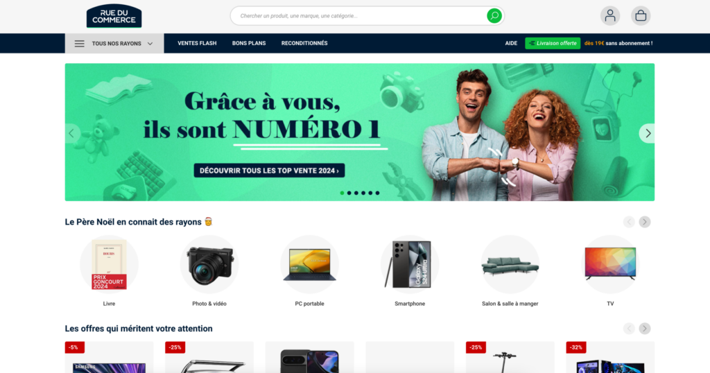 best ecommerce websites in france