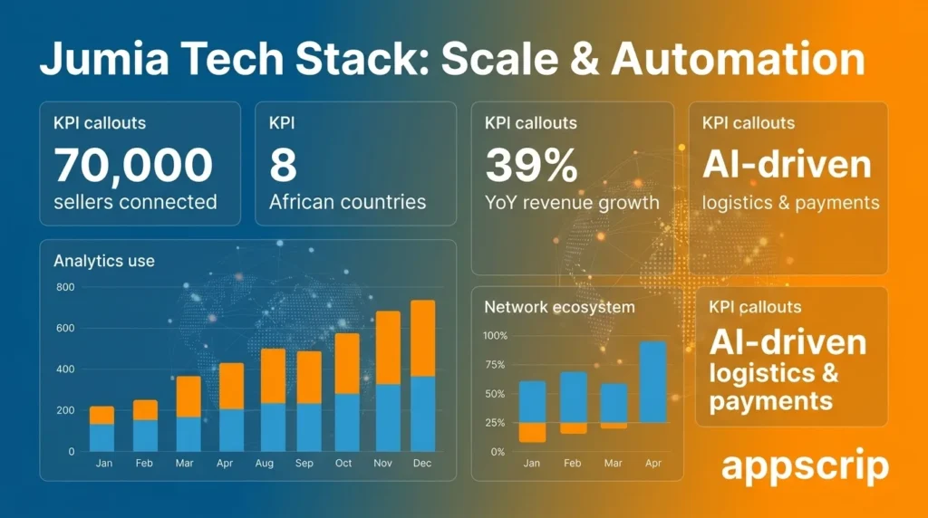 Jumia Tech Stack scale and automation