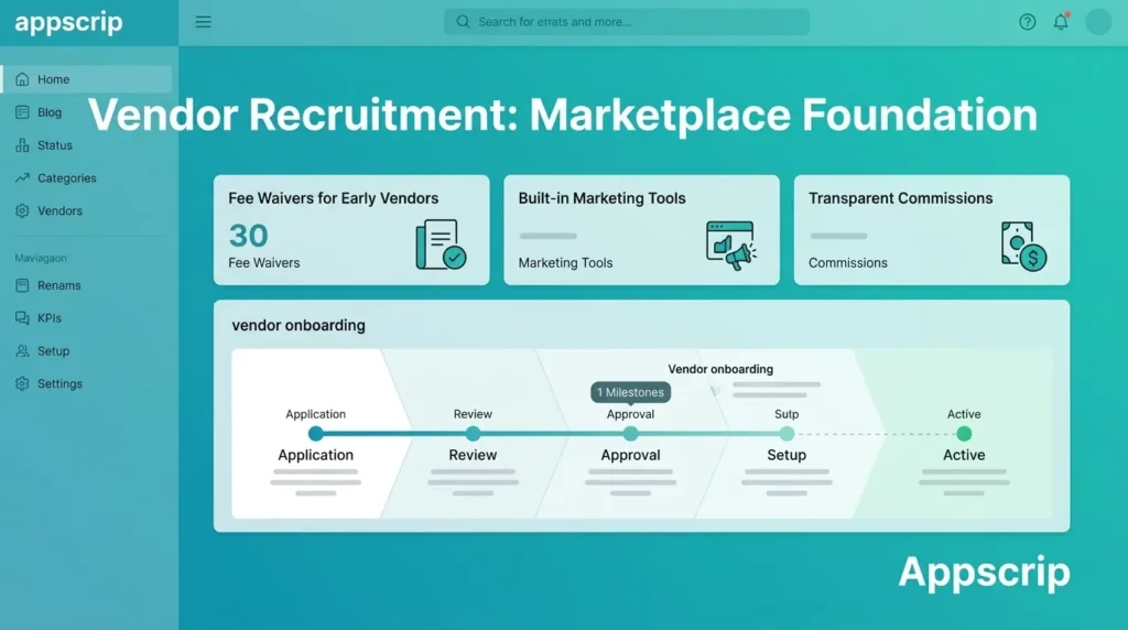 How to Promote a Multivendor Marketplace - Vendor recruitment marketplace foundation