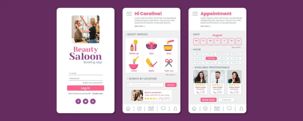 best salon app development company