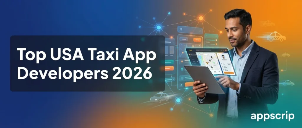 taxi app development company USA - feature image