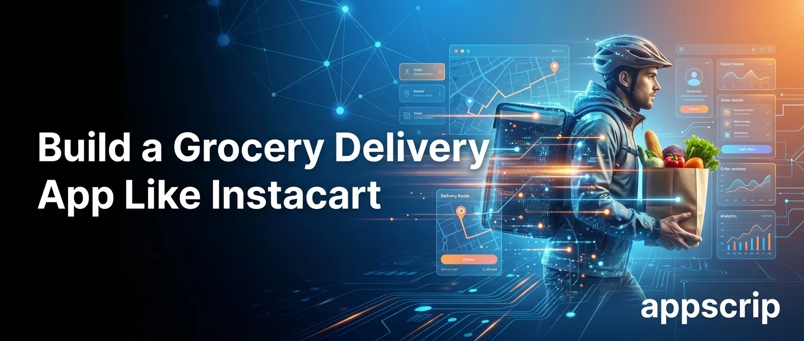How to build an app like Instacart - feature image