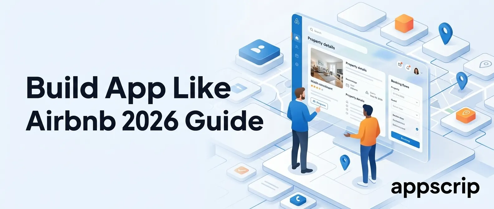 How to build an app like AirBnB - feature image