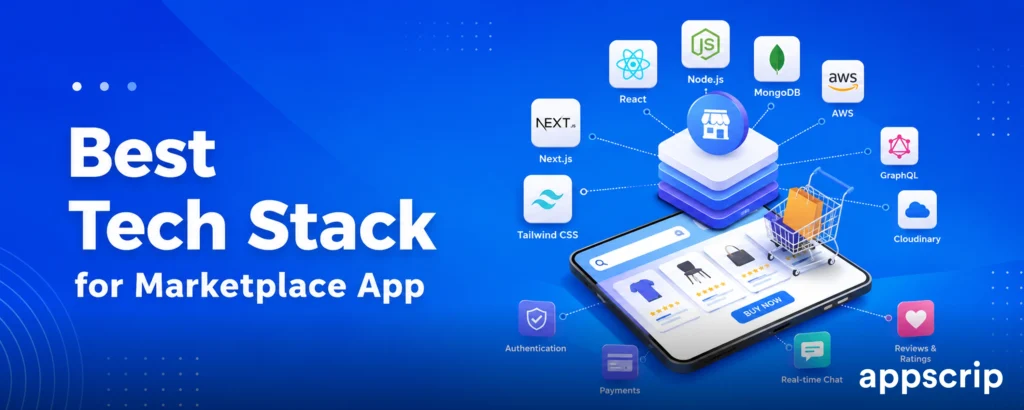 best tech stack for marketplace app