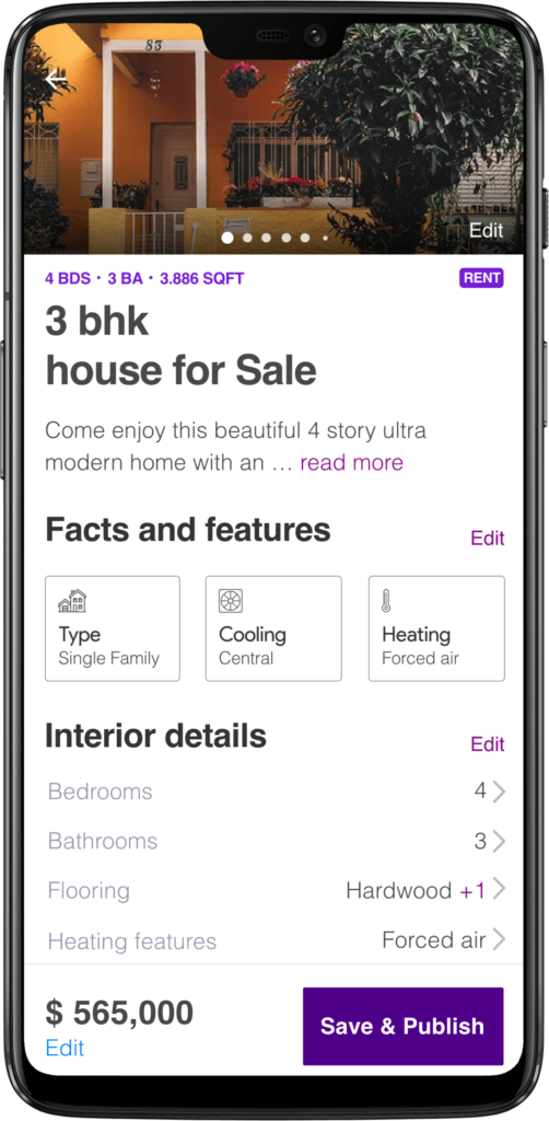 Real Estate Listing App Real Estate App Development | Zillow & Trulia Clone Script | Home.ly