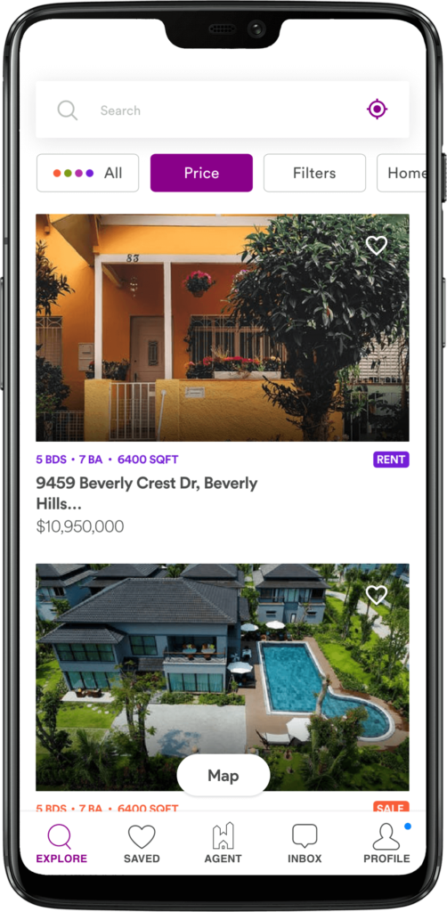 Real Estate Listing App Real Estate App Development | Zillow & Trulia Clone Script | Home.ly