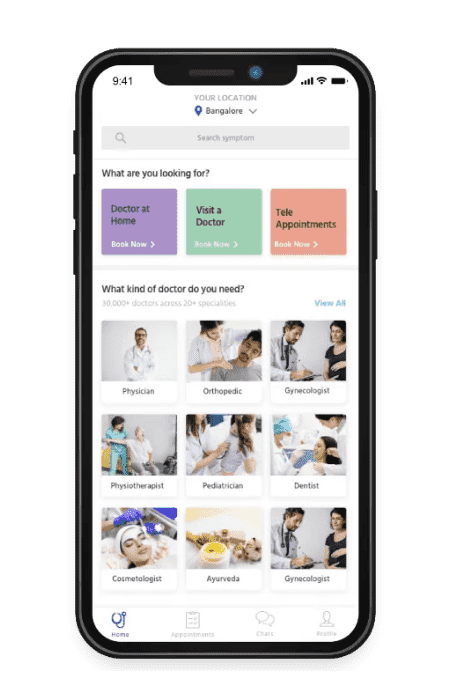 On-demand Healthcare App Design- For Patients & Doctors - UpLabs