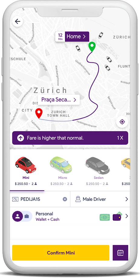 customer app of uber clone indonesia