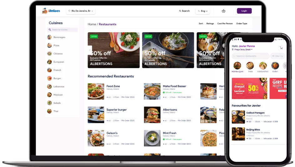 ubereats clone UberEats Clone - Multi-Resturant Food delivery App with Tracking