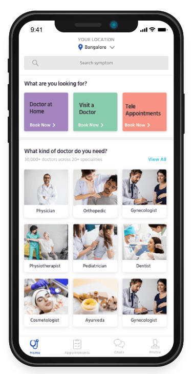 Healthcare mobile app software preferred mode of treatment