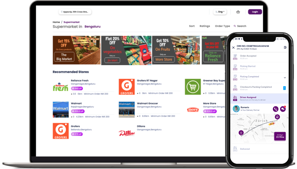 Instacart clone