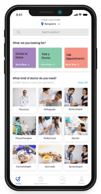 Doc appointment modes of treatment available