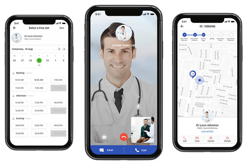 Doctor appointment app development video call