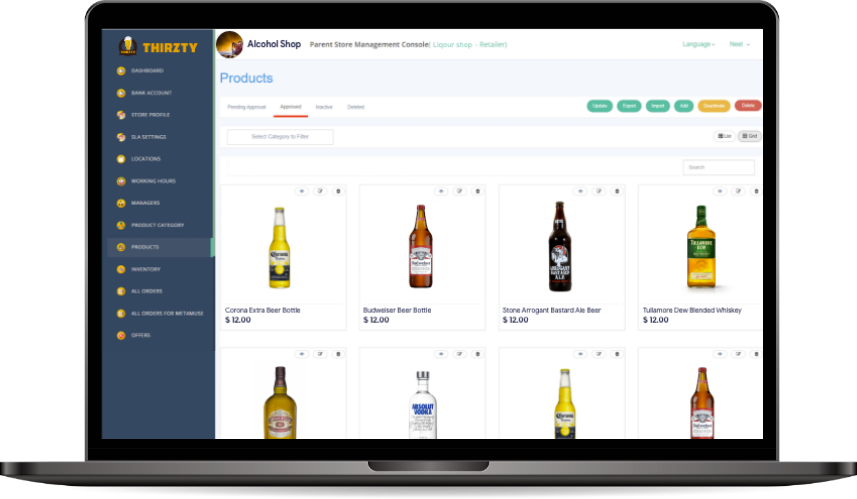 minibar clone Minibar Clone - On Demand Alcohol Delivery MarketPlace