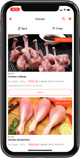 meat delivery app development customer app