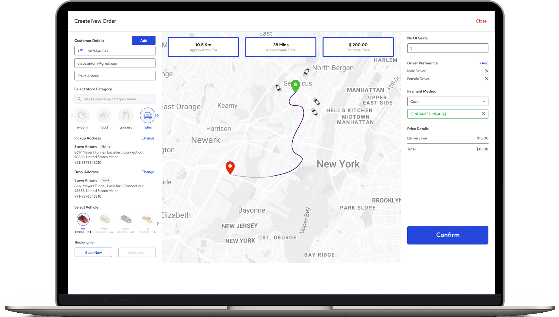 clonación de la aplicación careem Solución de software de script de clonación de la aplicación Careem | Desarrollo de aplicaciones para taxis