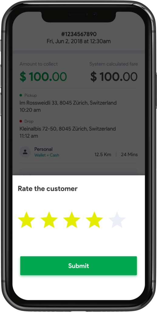 Customer Ratings Careem App Clone Script