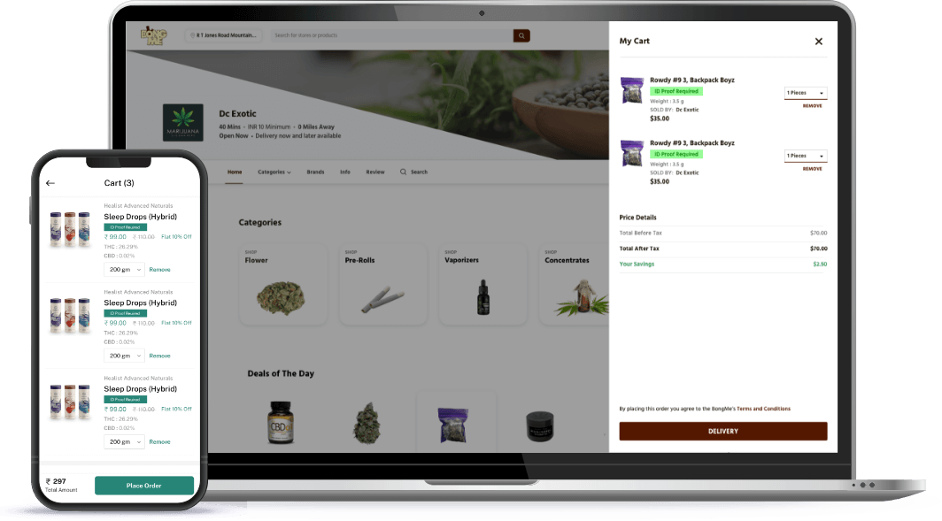 cannabis delivery software Cannabis Delivery Software - Tap The Marijuana Market