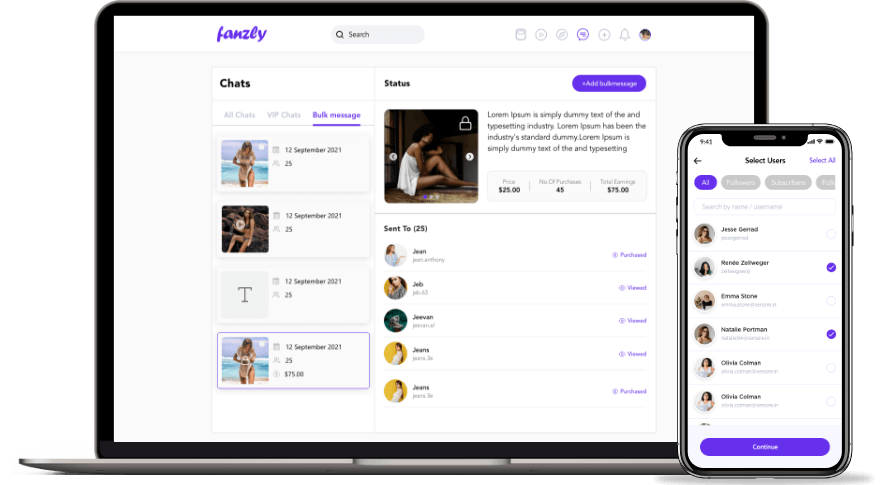 fancentro clone Fancentro Clone, Unique Subscription-Based Social Media App