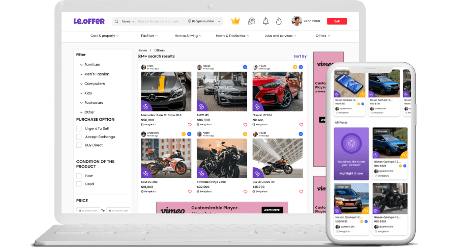 OLX Clone Script - Better Than OLX - Connect Buyer & Sellers