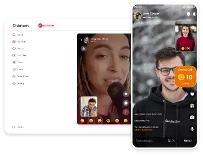 Appscrip audio/video call dating app feature